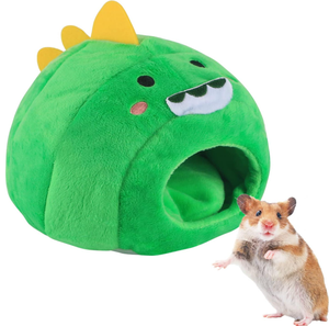 Casa cálida de animales pequeños, juguete de invierno para mascotas, nido de algodón en diseño de hámster de ardilla, cama para mascotas para hámsteres y otras mascotas pequeñas - Product Image 1