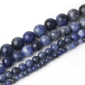 Cuentas de Piedra Natural de 4-10 mm, Cuentas Sueltas de Cristal Pulido para Hacer Joyas, Ojo de Tigre, Amatista, <span class=keywords><strong>Cuarzo</strong></span> Rosa, Lapislázuli, Citrino, para Pulseras - Product Image 2