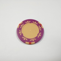 Jetons de casino professionnels de 14g de haute qualité, logo personnalisé, jetons de poker Las Vegas Crown ABS Texas Hold'em