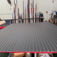 Porte à enroulement en aluminium silencieuse, finition moderne personnalisée, coupe-vent, pour garage ou atelier