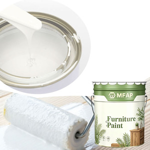 PE White <b>Primer</b> Wood Paint High Hiding Power Polyester Coating for Furniture and Woodworking - Product Image 2