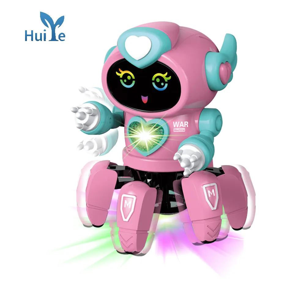 Huiye remote control robot kit rc robot dancing rc robot for children toys for kids intelligent juguetes smart