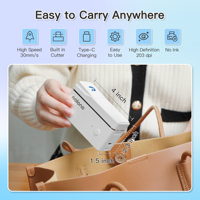 Imprimante d'étiquettes de codes-barres thermique Mini imprimante thermique Mini imprimante portable BT et WIFI