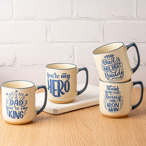 Tasses à café en céramique personnalisées pour <span class=keywords><strong>papa</strong></span> Cadeau de fête des pères <span class=keywords><strong>personnalisé</strong></span> Boissons en porcelaine en vrac pour cadeaux - Product Image 1