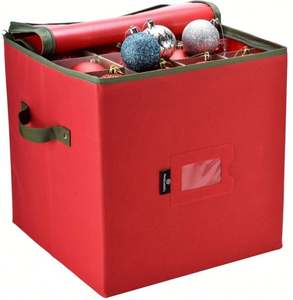 Quality Multi Pockets Ball Storage Bins Xmas Storage <b>Box</b> for Storing Christmas Baubles - Product Image 5