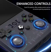 Console de jeu portable R36 Pro avec écran IPS de 3,5 pouces, 64 Go, plus de 18000 jeux vidéo, batterie de 4000 mAh, système d'exploitation Linux, console de jeu rétro R36 Pro