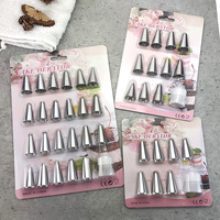 Kit professionnel de 124 pièces pour la décoration de gâteaux avec plateau tournant et ensemble de douilles en acier inoxydable