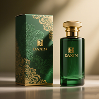 Conception de luxe personnaliser moule parfum vaporisateur bouteilles en verre 50ml 100ml bouteille de parfum en forme de cylindre atomiseur avec boîte personnalisée