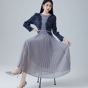 Haute qualité Polyester pied de poule <span class=keywords><strong>robe</strong></span> ceinture revers dames décontracté écologique fête Style solide ceintures <span class=keywords><strong>robe</strong></span> à volants - Product Image 6