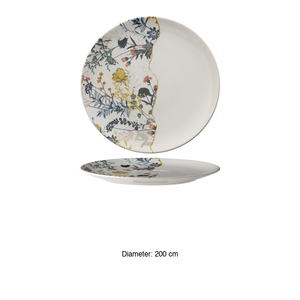 Botanical Dessert Plate White 20 cm Monaco M1934 - Product Image 3