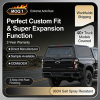 Bâche de benne rigide en alliage d'aluminium étanche à faible MOQ, sans perçage, pour Ford Maverick Ranger Toyota Tundra