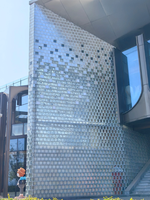 Blocs de verre de cristal 190*190*80MM avec motif de courbe verre DIAMANT creux épais pour salle de bain décoration d'hôtel verre décoratif