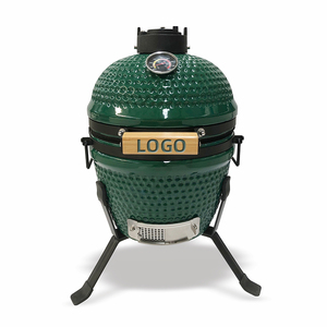 Parrilla de Barbacoa de Cerámica Kamado de Carbón Vegetal Grande Verde con Asador de 12, 13, 23, 24, 26, 29 Pulgadas del Fabricante 1BBQ2420 - Product Image 2