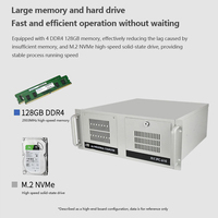 Ordinateur industriel embarqué 4U standard en rack IPC-610 en stock, directement de l'usine, LGA1155 Intel I5/I7/I9 2e/3e génération, 1PCLEX16 1PCLE