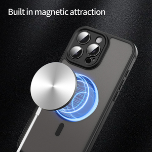 Funda Magnética Mate Antigolpes de TPU y PC para <span class=keywords><strong>iPhone</strong></span> 17 16 15, <span class=keywords><strong>Carcasa</strong></span> Protectora - Product Image 4