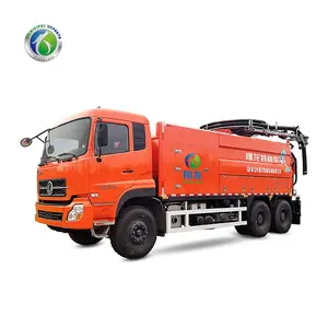 Xe Tải Phun Chân Không 9000L Combi Để Hút Liqud Chất Thải Nước Thải Tanker