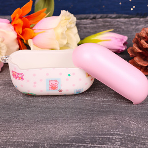 Étui pour écouteurs Bluetooth en acrylique transparent personnalisé, motif coloré, léger et portable, cadeau pour un usage quotidien - Product Image 4