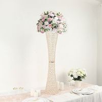 Nouvel Arrivage : Support de Fleurs en Cristal pour Centre de Table de Mariage avec Boule – Fournitures de Fête pour Décoration de Table de Mariage