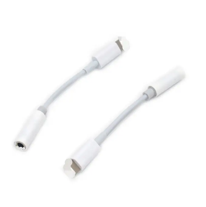 Support Latest iOS for Light ning to headphone 3.5 mm Jack Audio Adapter for iPhone