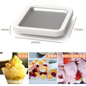 Mini yaourtière manuelle avec revêtement en aluminium, capacité inférieure à 500 ml, pour yaourt glacé maison, utilisation par les enfants, fonctionnement facile - Product Image 2