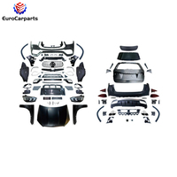 Kit carrosserie complet pour W166 GLE 12-19y à W167 GLE63 20-25y Kit carrosserie PP Pare-chocs avant Grille Pare-chocs arrière Diffuseur arrière Embouts d'échappement