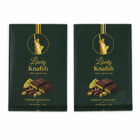 Sachet mat thermoscellable personnalisé de qualité alimentaire avec encoche de déchirement pour l'emballage du chocolat