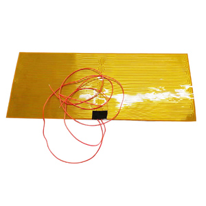 Chauffe-élément électrique en film polyimide (PI) 12V 24V 560x180mm, haute température, avec adhésif - Product Image 2