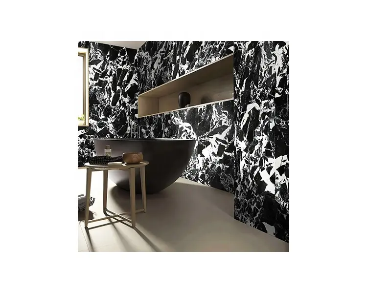 Dekorasyon için çin taş doğa siyah mermer mutfak döşeme pencere pervazına duvar otel kat siyah mermer