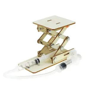 어린이 DIY 과학 장난감 교육 과학 실험 키트 유압 리프트 테이블 모델 물리학 학교 줄기 프로젝트