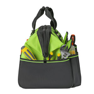 18-Zoll-kunden spezifischer Großhandel Klempner Zimmermann Techniker Ingenieur Elektro beutel Reparatur gürtel Polyester Hochleistungs-Roll werkzeug Tasche - Product Image 3