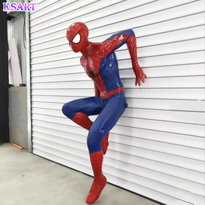 Scultura su misura di alta qualità di Spider-Man scultura a grandezza naturale statua in resina Marvel action figure Spider-Man scultura decorazione - Product Image 6
