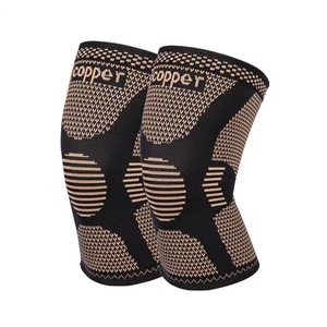 Rodillera de Spandex <span class=keywords><strong>con</strong></span> Cobre para Gimnasio, Fitness y Running <span class=keywords><strong>con</strong></span> Estimulación de <span class=keywords><strong>la</strong></span> Circulación Sanguínea y OEM ODM - Product Image 1