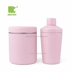 Vaso Mezclador de Proteínas Metálico Premium, Recipiente de Acero Inoxidable para Polvo y Cuchara, Kit de Nutrición Sin Plástico - Product Image 1