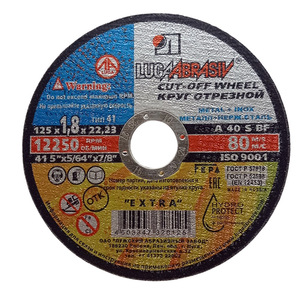 Disco de corte transfronterizo ultrafino de 115 mm x 1,6 mm x 22,23 mm para metal, acero inoxidable y resina - Product Image 2