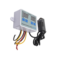 Thermostat numérique XK-W1099, écran LCD, USB, ABS, régulateur de température et d'humidité, capteur de contrôle du chauffage et du refroidissement