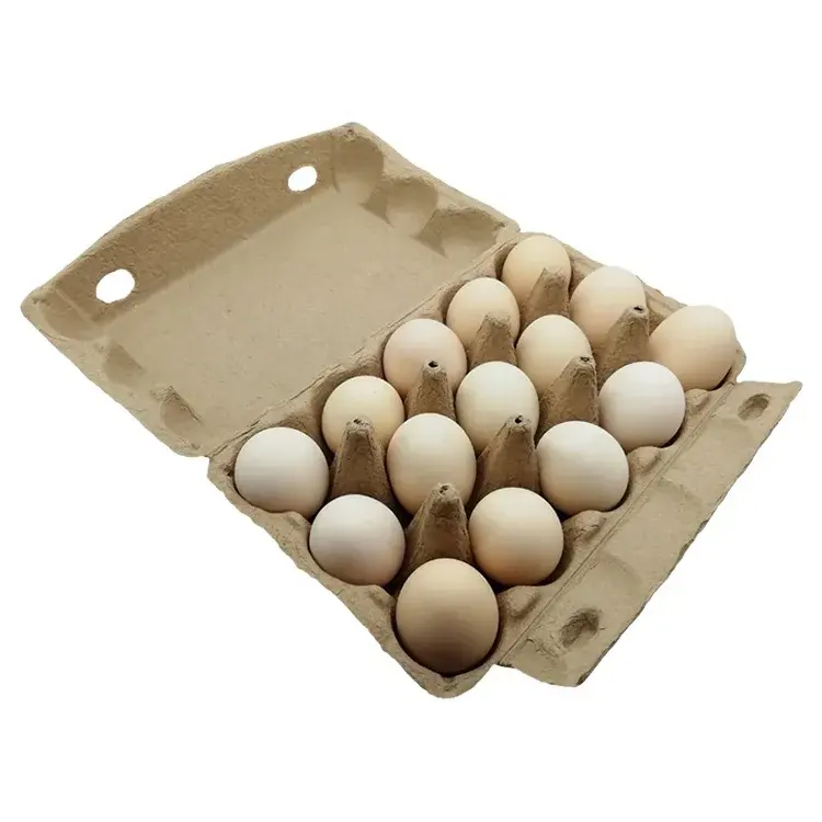 Bandeja de cartón Cajas de huevos Proveedores de moldes de pulpa de pollo de papel Cajas de cartón Canadá Paquete de 30 bandejas para fabricación Palet 10 Caja de huevos