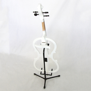 Cello électrique blanc de qualité supérieure avec corps en érable et manche en ébène pour adultes et débutants - Product Image 3
