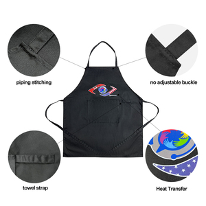 Delantales con logotipo personalizado, delantal de chef de poliéster y algodón, cocina, <span class=keywords><strong>camarero</strong></span>, masónico, salón de cocina para niños, resistente al agua con cinturón de cuerda - Product Image 4