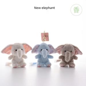 Neue Ankunft Plüsch Mix Farben Little Elephant Key chain Gefüllte Puppen tasche Anhänger Mädchen Geschenk Weiche bunte kleine Elefant Schlüssel ring - Product Image 2
