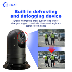 กล้องวงจรปิด OKAF IP66 อลูมิเนียมอัลลอยด์ ซูมออปติคอล 25 เท่า กล้อง PTZ สำหรับภายนอกอาคาร กล้องรักษาความปลอดภัย มองเห็นในเวลากลางคืน กล้อง PTZ ติดตั้งบนยานพาหนะ - Product Image 3