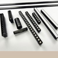 Prix d'usine, vente en gros, accessoires de rail lumineux magnétique Tuya LED, 1m, 2m, 3m, projecteur pliable à grille monté en surface pour chambre à coucher