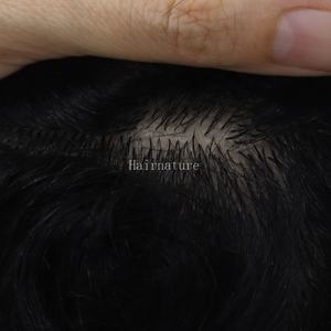 JZ - M Del Merletto Iniezione Del Merletto con 2 Linee di Capelli Del Bambino Dei Capelli Parrucchino per Gli Uomini - Product Image 5