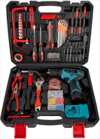 Perceuse électrique 12V domestique directe d'usine, ensemble d'outils à main électriques, Maintenance boîte à outils multifonctionnelle