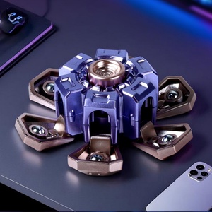 Gyroscope Jouet Illusion Optique Rotatif Créatif Transformable en Plastique Mécanique, Spinner de Doigt Anti-Stress - Product Image 5