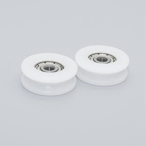 623ZZ Factory Direct Supply Bearing-Coated Plastic 3*17*6mm <b>Door</b> & Window <b>Rollers</b> with POM Wear-Resistant U-Groove Guide Wheels - Product Image 2