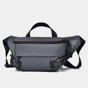 Usine de <span class=keywords><strong>luxe</strong></span> hommes PU poitrine sacs mode antivol étanche Fanny Pack fronde épaule Messenger taille sacs pour Sport voyage - Product Image 4