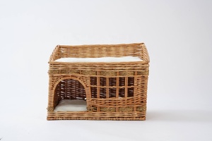 Mobilier <span class=keywords><strong>pour</strong></span> animaux de compagnie JY : Grandes maisons isolées en osier de saule <span class=keywords><strong>pour</strong></span> chiens et chats, imperméables et résistantes aux intempéries, en tissu, <span class=keywords><strong>pour</strong></span> le jeu - Product Image 3