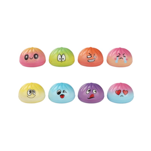 Cartoon Expression Soup Bun Squishy Slow Rebound Stress Relief Kids Toy Ombre Squishy Dumpling Blind <b>Pack</b> Cute <b>Fidget</b> Toy - Product Image 6