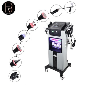 Appareil multifonctionnel d'hydrodermabrasion H2O2 pour le soin de la peau du visage, compatible prises US et IT, instrument de beauté - Product Image 1