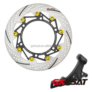 Kit de disques de frein avant GXKSAT 300 mm pour Forza350 ADV350 2018-2023, mise à niveau du grand rotor avec support d'étrier <span class=keywords><strong>Brembo</strong></span> - Product Image 4